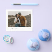 Budget Minimalistisches Foto Hochzeit speichern Da Flyer (Einzeln)