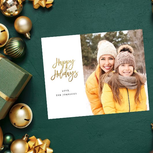 Budget Minimalistisches Foto mit Goldenem Happy Ho Flyer