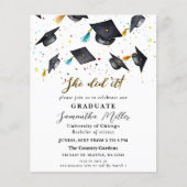 Budget Minimalistisches Foto Sie tat es Abschluss (Vorderseite)