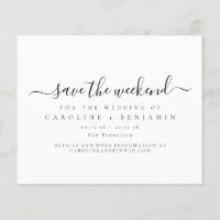 Budget Minimalistisches Schwarzes Skript Rettete d