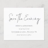 Budget Minimalistisches Skript White Rettete Der A (Vorderseite)