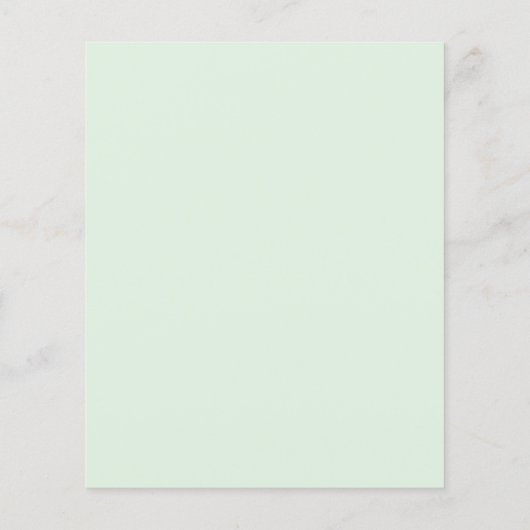 Budget Mistletoe Skript WeihnachtsWedding RSVP (Rückseite)