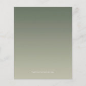 Budget Misty Forest Birthday Einladungen (Rückseite)