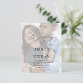 Budget Misty White Shades Foto Wedding (Stehend Vorderseite)