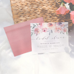 Budget Mittsommer-Blumen-Aquarell-Brautparty