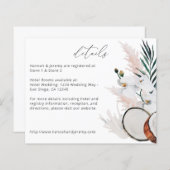 Budget MOD Coconut Korallenweiße Blumendetails (Vorne/Hinten)