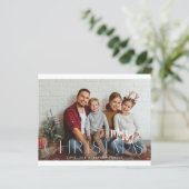 Budget MOD Ele Minimalistisch Frohe Weihnachts-Fot (Stehend Vorderseite)