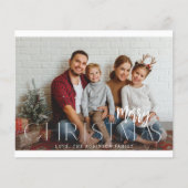 Budget MOD Ele Minimalistisch Frohe Weihnachts-Fot (Vorderseite)