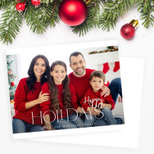 Budget MOD Ele Minimalistisch Happy Holidays Foto