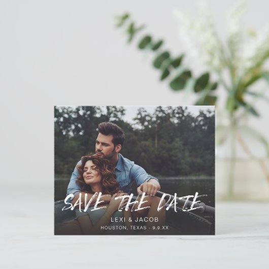 Budget MOD Foto & Kalligrafie 5 Save the Date (Stehend Vorderseite)