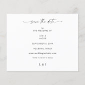 Budget MOD Foto & Kalligrafie 5 Save the Date (Rückseite)