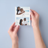 Budget MOD H Duo Foto Save the Date Flyer (Gruppe)