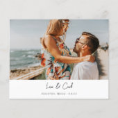 Budget MOD Para Foto Horizontale Save-the-Date-Kar Flyer (Vorne)