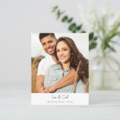 Budget MOD Para Foto Save the Date (Stehend Vorderseite)