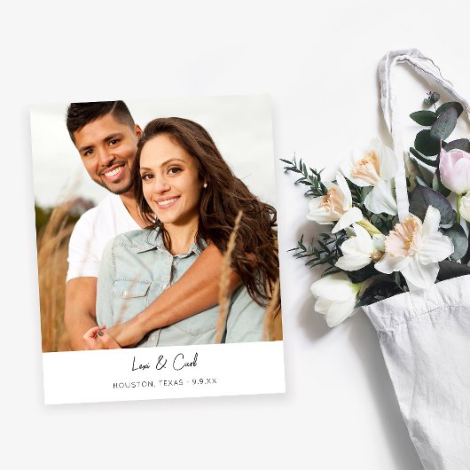 Budget MOD Para Foto Save the Date Flyer