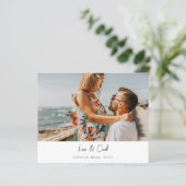 Budget MOD Para Foto Save the Date horizontal (Stehend Vorderseite)