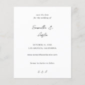 Budget MOD V Foto Save the Date kühl - leichter (Rückseite)