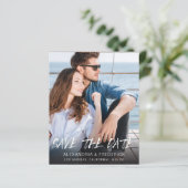Budget MOD Ver Foto & Kalligrafie 5 Save the Date (Stehend Vorderseite)
