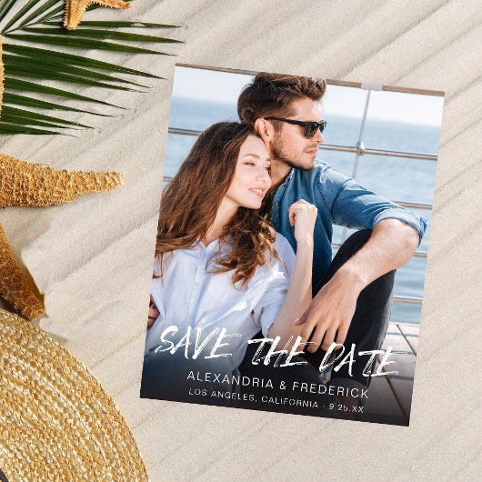 Budget MOD Ver Foto & Kalligrafie 5 Save the Date Flyer