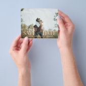 Budget Modern 2 Foto Das Script H Save the Date Flyer (Gruppe)