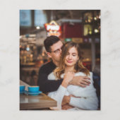 Budget Modern 2 Foto Das Script V Save the Date Flyer (Hinten)