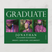 Budget Modern 4 Foto Abschluss Ankündigung - G Flyer (Vorne)