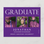 Budget Modern 4 Foto Abschluss Ankündigung - P Flyer (Vorne)