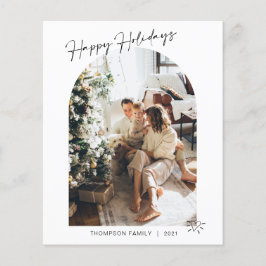 BUDGET Modern 5 Foto Heart Happy Holidays Arch