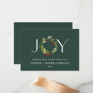 Budget Modern Aquarell Weihnachtskarte Mitteilungskarte