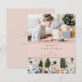 BUDGET Modern Blush Multi Photo Christmas (Vorne/Hinten)