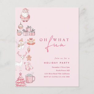 BUDGET Modern Blush Pink Weihnachten Party