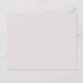 Budget Modern Boho Minimal Babydusche Einladung (Rückseite)