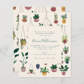 Budget Modern Boho Pflanze Brautparty (Vorne/Hinten)