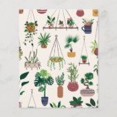 Budget Modern Boho Pflanze Brautparty (Rückseite)