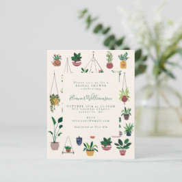 Budget Modern Boho Pflanze Brautparty