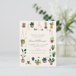 Budget Modern Boho Pflanze Brautparty