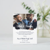 Budget Modern Brushtroke Fake effect Photo (Stehend Vorderseite)