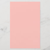 Budget Modern Cute Pink Orange Baby Shower Invite (Rückseite)