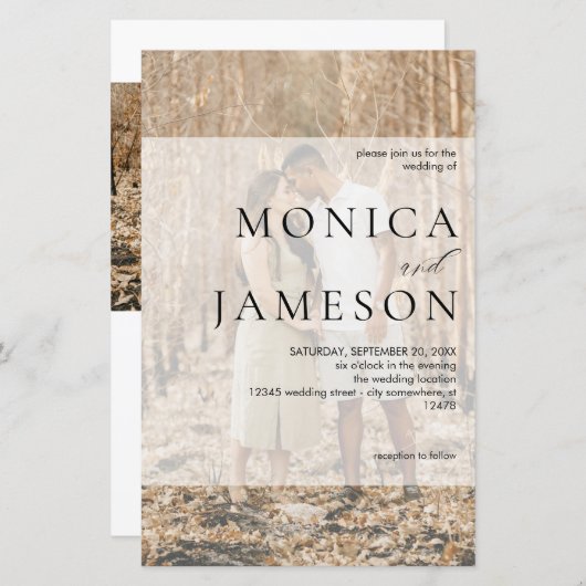 Budget Modern Duo 2 LG Foto Hochzeit (Vorne/Hinten)