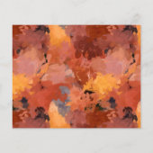 Budget Modern Earth Tones 3 Foto Save the Date (Rückseite)