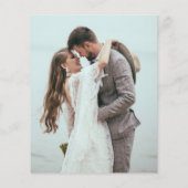 Budget Modern Eukalyptus Foto Vielen Dank (Rückseite)