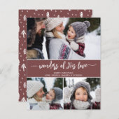 Budget Modern Foto Collage Religiöse Weihnachten (Vorne/Hinten)