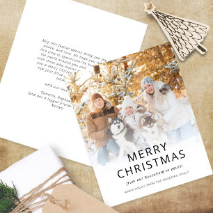 Budget Modern Foto Overlay Weihnachtskarte