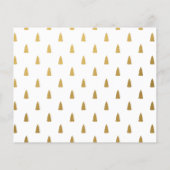 Budget Modern Foto-Urlaubskarte (Rückseite)