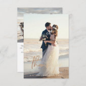 Budget Modern Foto Vielen Dank Karten (Vorne/Hinten)