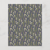 Budget Modern Garden Floral Earthy Bat Mitzvah (Rückseite)