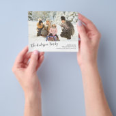 Budget Modern Minimal 2022 Urlaub 2 Fotokarte Flyer (Gruppe)