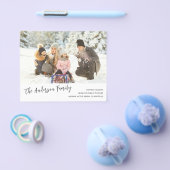 Budget Modern Minimal 2022 Urlaub 2 Fotokarte Flyer (Einzeln)