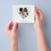 Budget Modern Photo Save the Date PostCard Flyer (Gruppe)