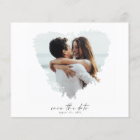 Budget Modern Photo Save the Date PostCard